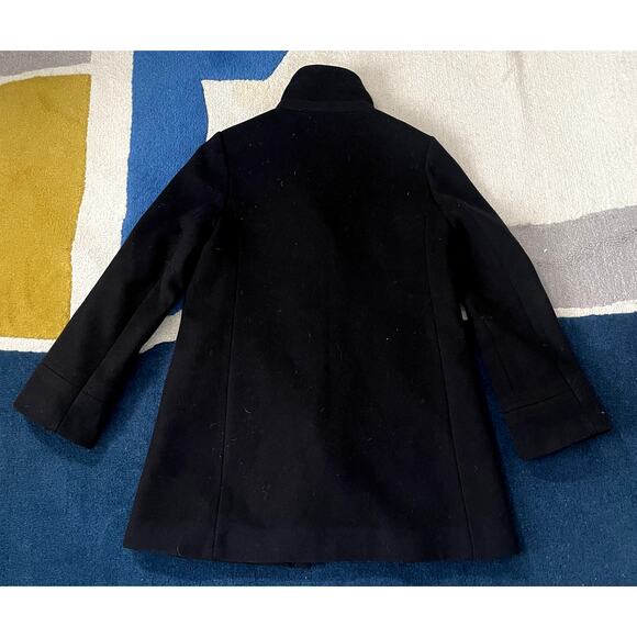 J.Crew Wool Cashmere Black Car Coat Overcoat Women’s 10 - Picture 2 of 7